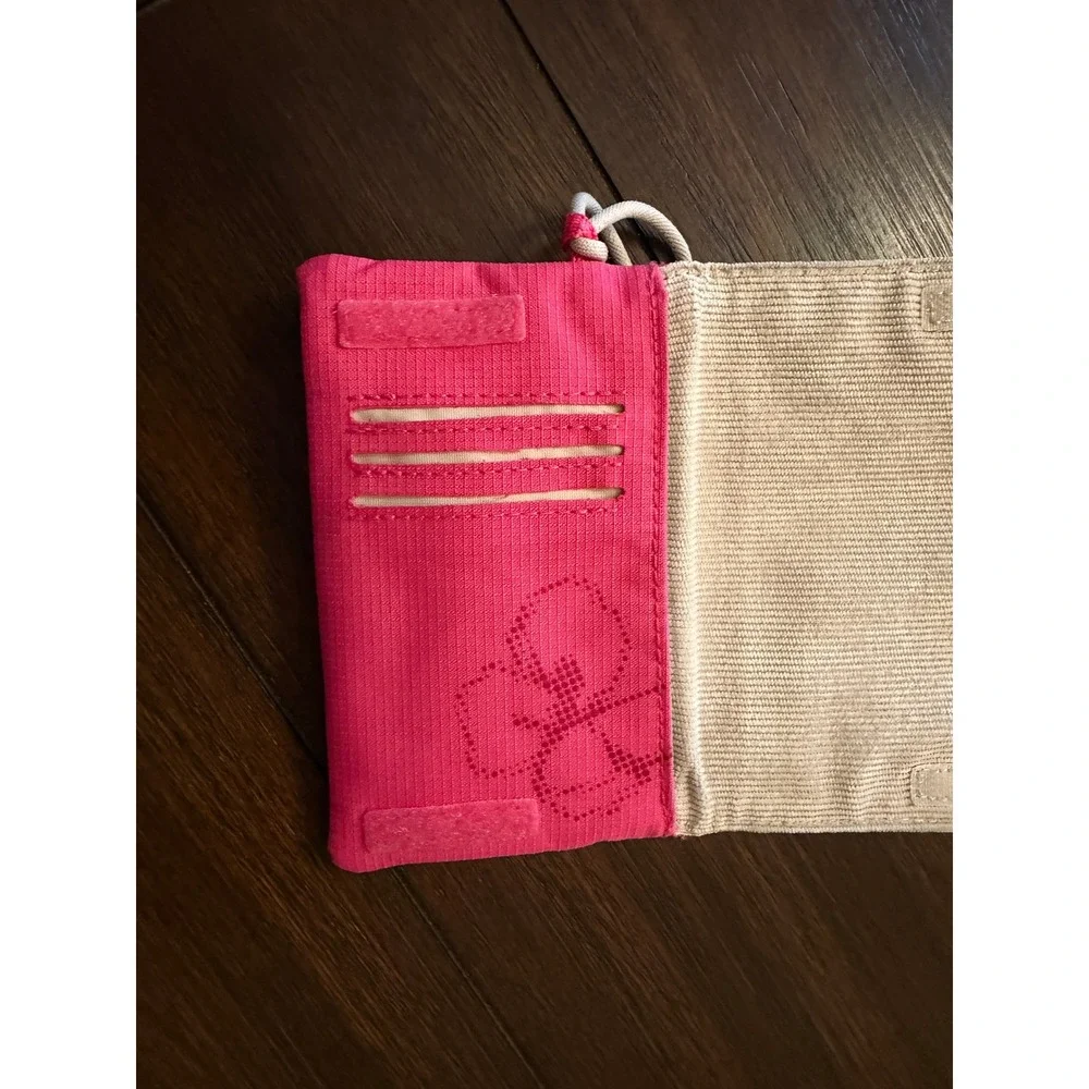 Golla Generation Mobile Pink Floral Tri-Fold Wallet with Wristlet Strap